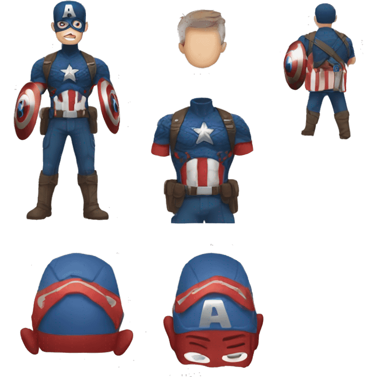 Captain America Old emoji