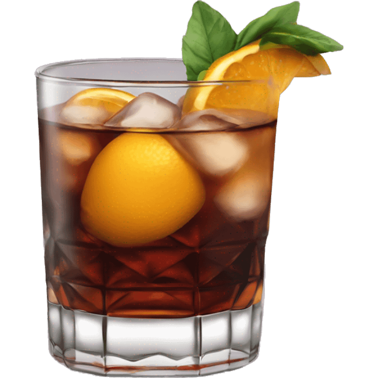 Old Fashioned cocktail emoji