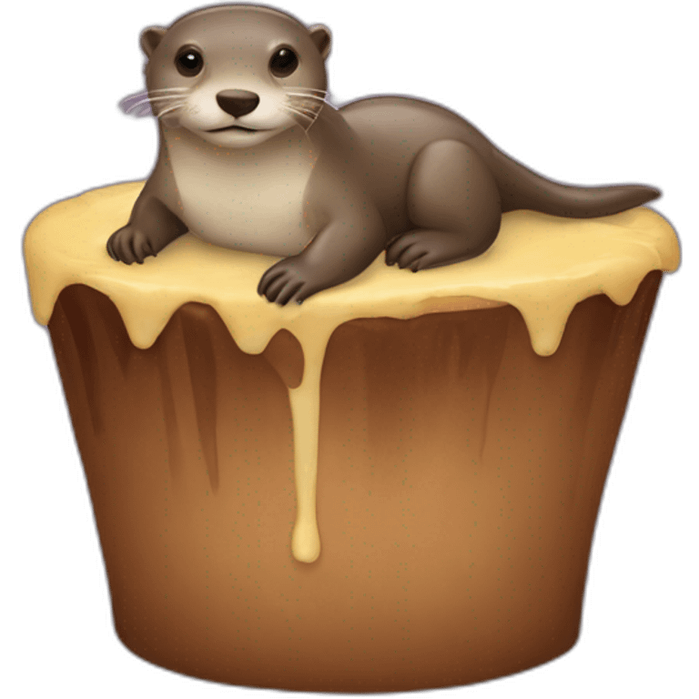 Loutre sur tortu emoji