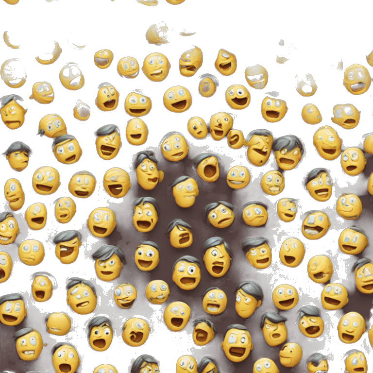 mad and happy emoji