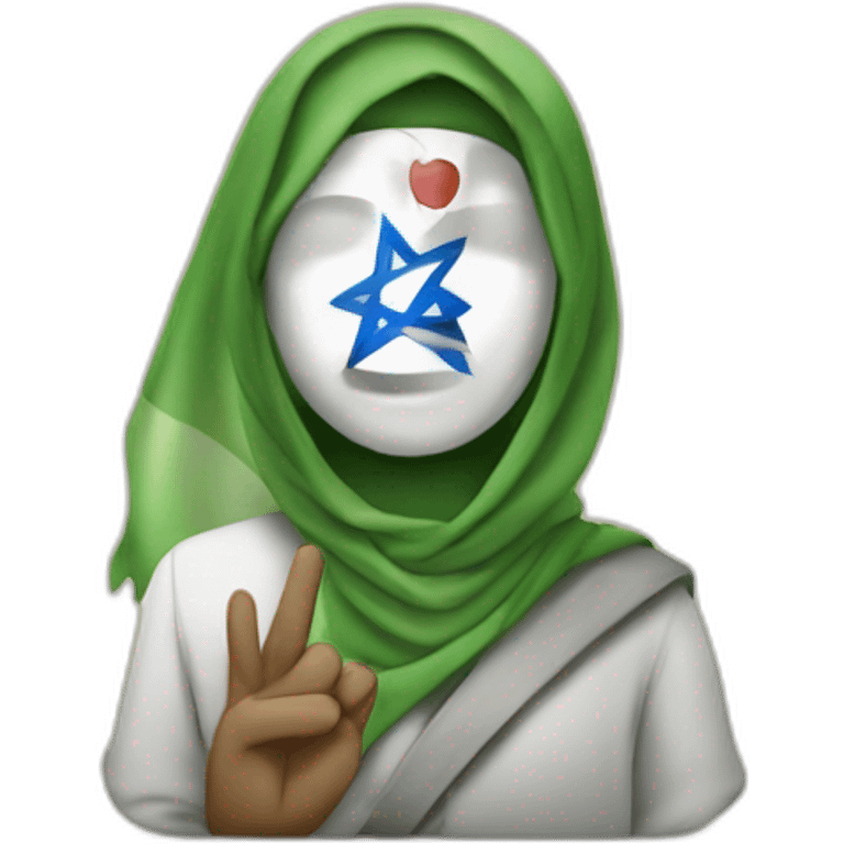 palestine peace with israel emoji