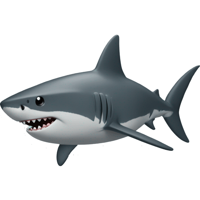 hi from shark emoji