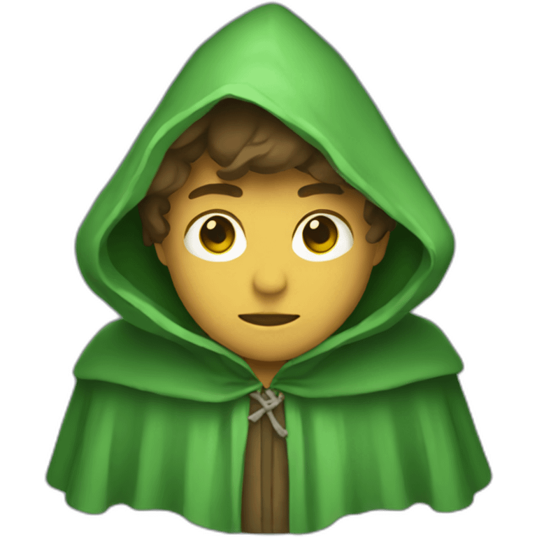 green cloak emoji