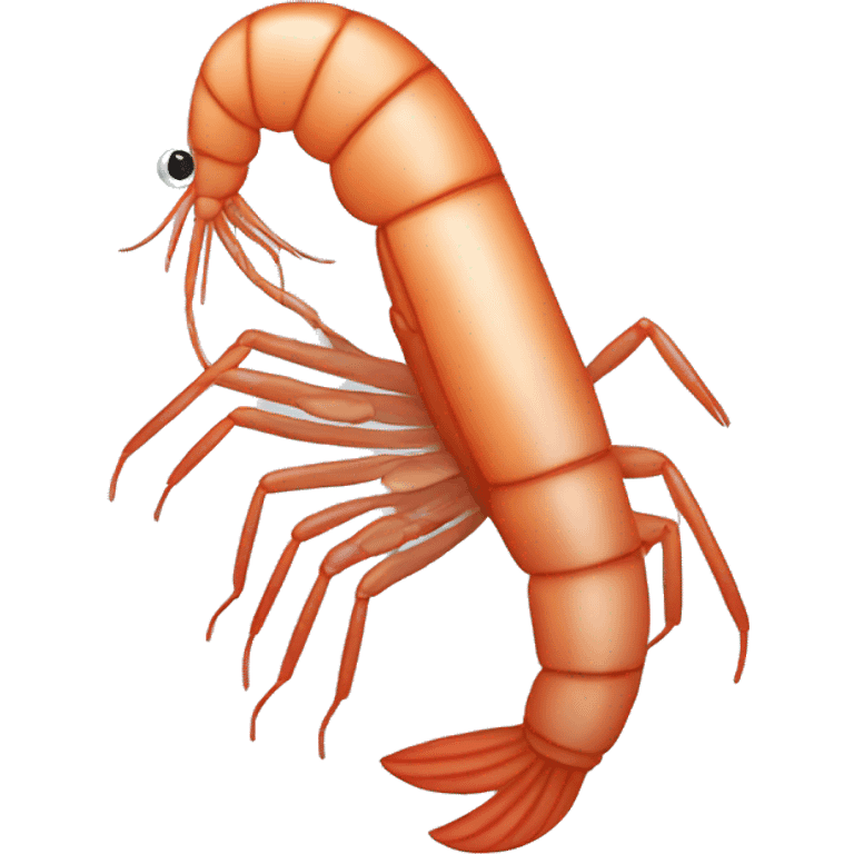 A shrimp that is a programmer emoji