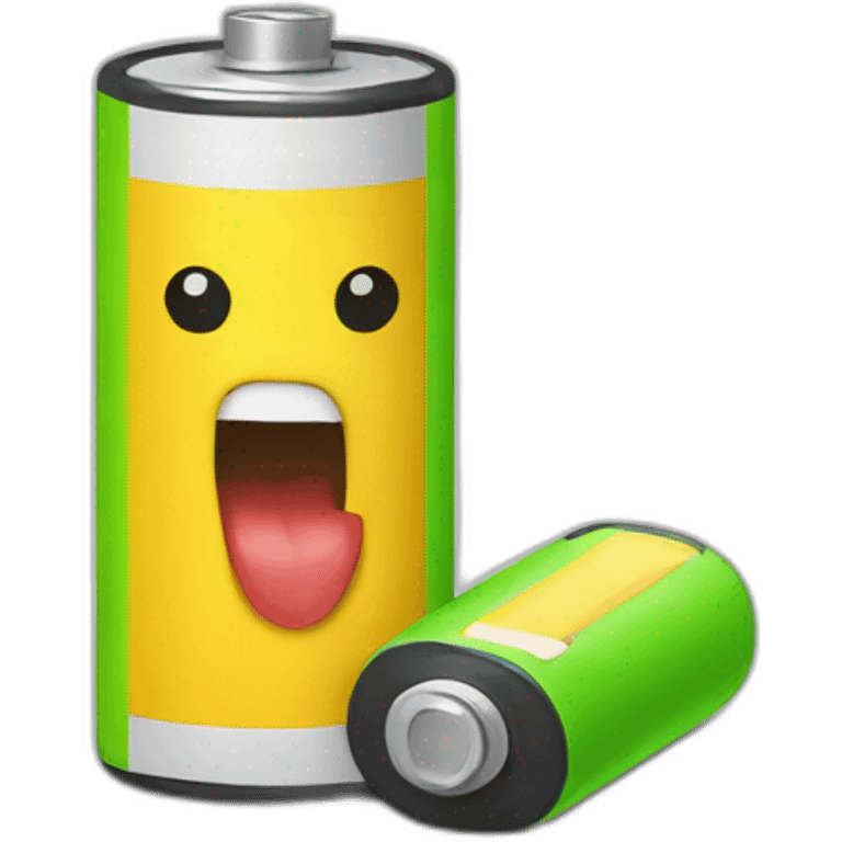 chewing battery emoji