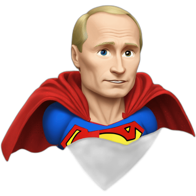 Vladimir Putin Superman emoji