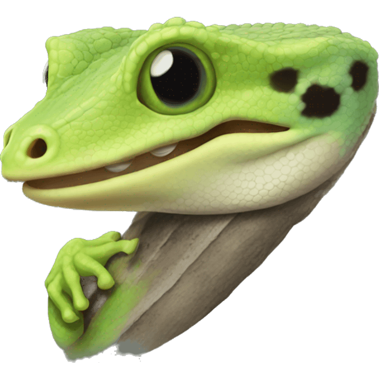 Leachianus gecko  emoji