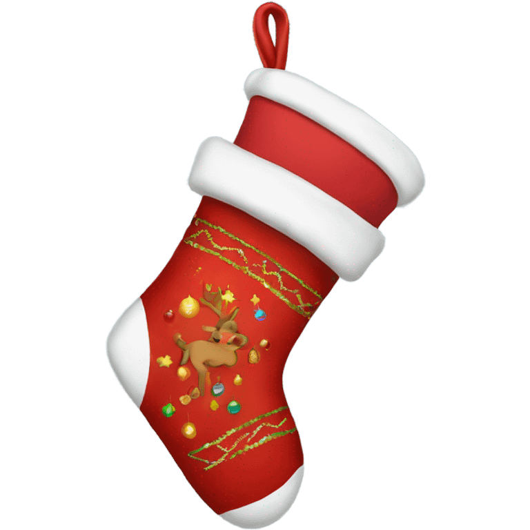 Christmas stocking emoji