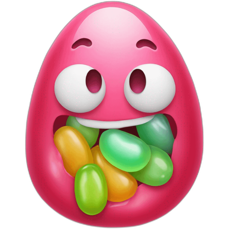 Jelly bean person emoji