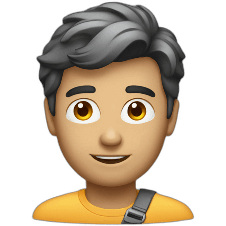 Handsome software engineer emoji