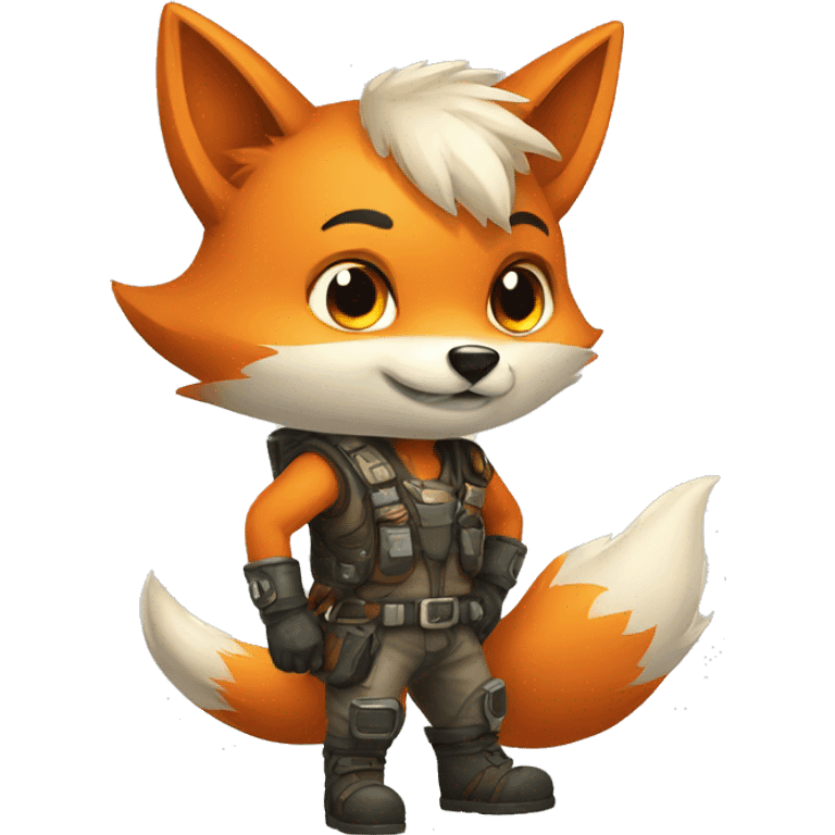 Gamer fox emoji