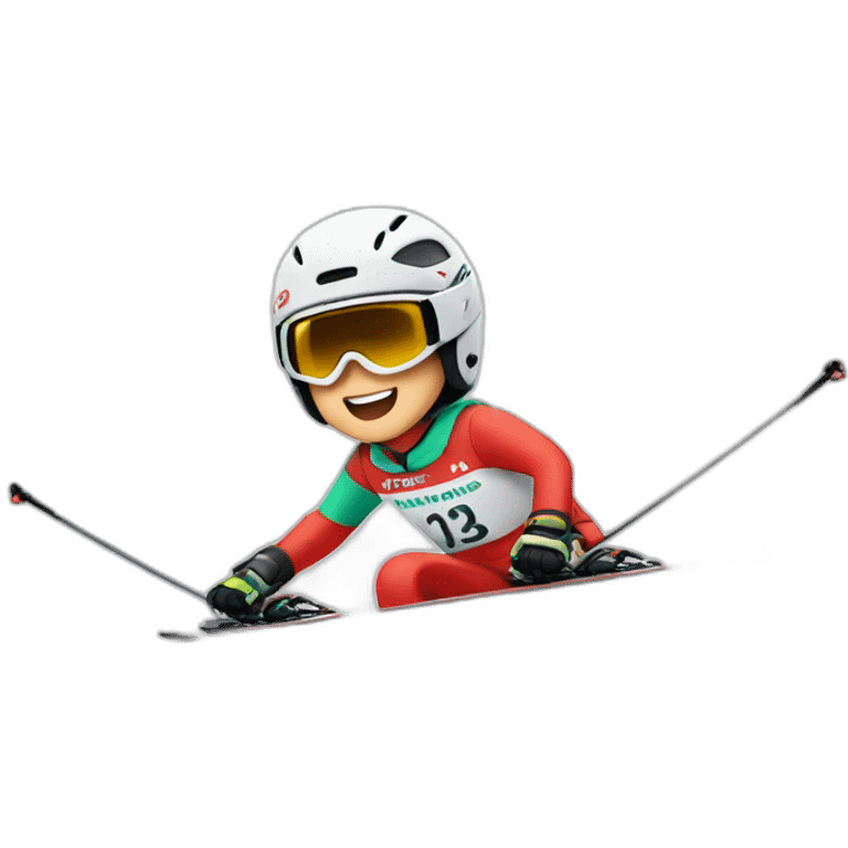 Schumacher ski emoji