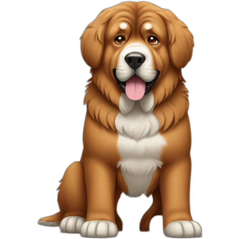 Tibetan Mastiff Dog Full Body emoji