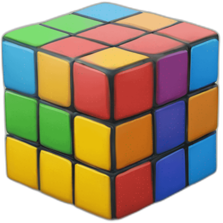 Rubix cube emoji