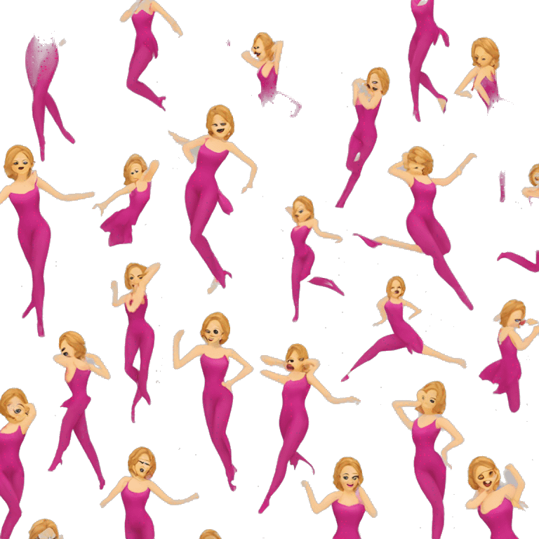 Kylie Minogue dancing emoji