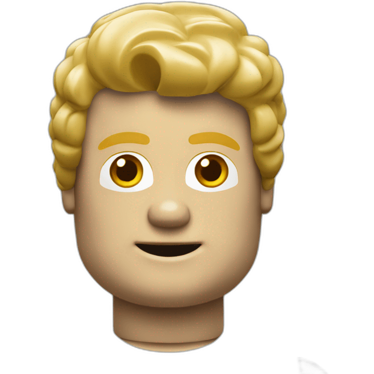 blonde lego man emoji