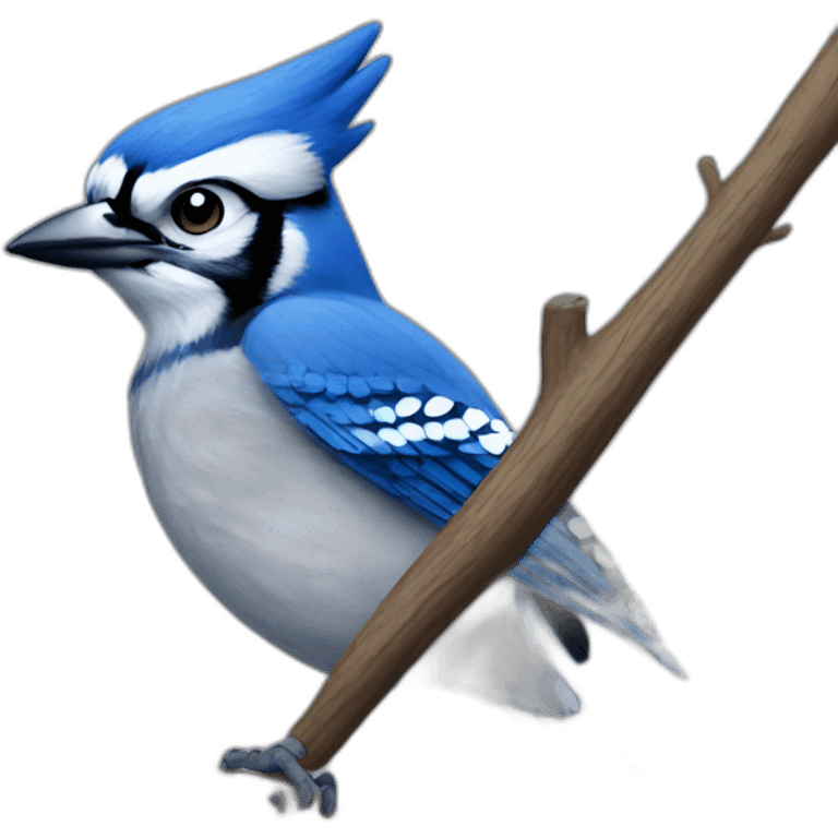 Blue Jay Hawk emoji