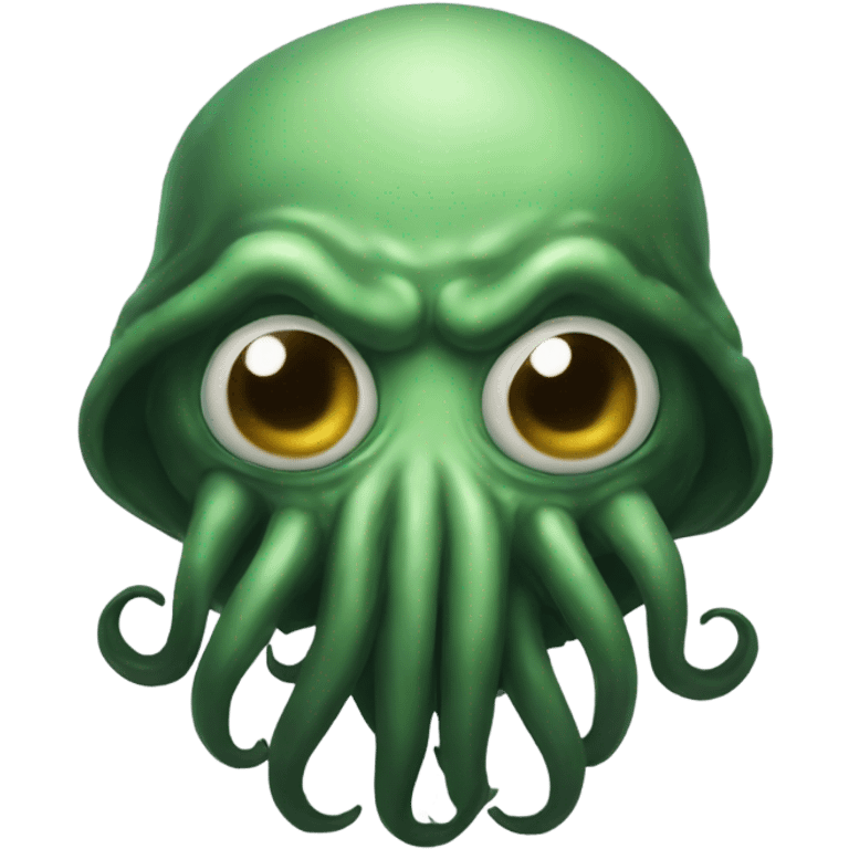 Cthulhu kissy face  emoji