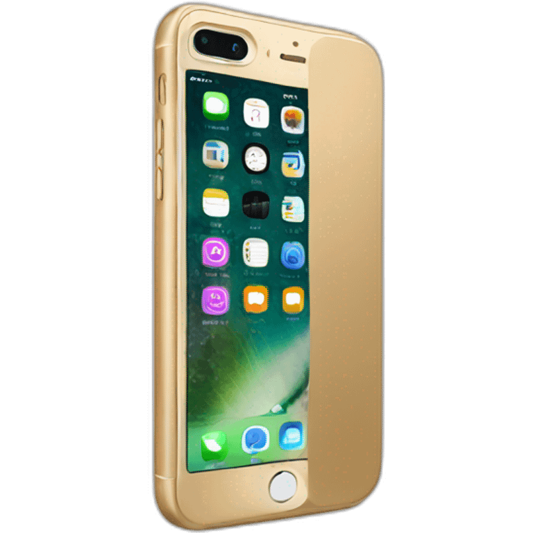 gold iphone emoji