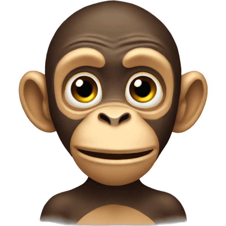 a monkey that cant smell emoji