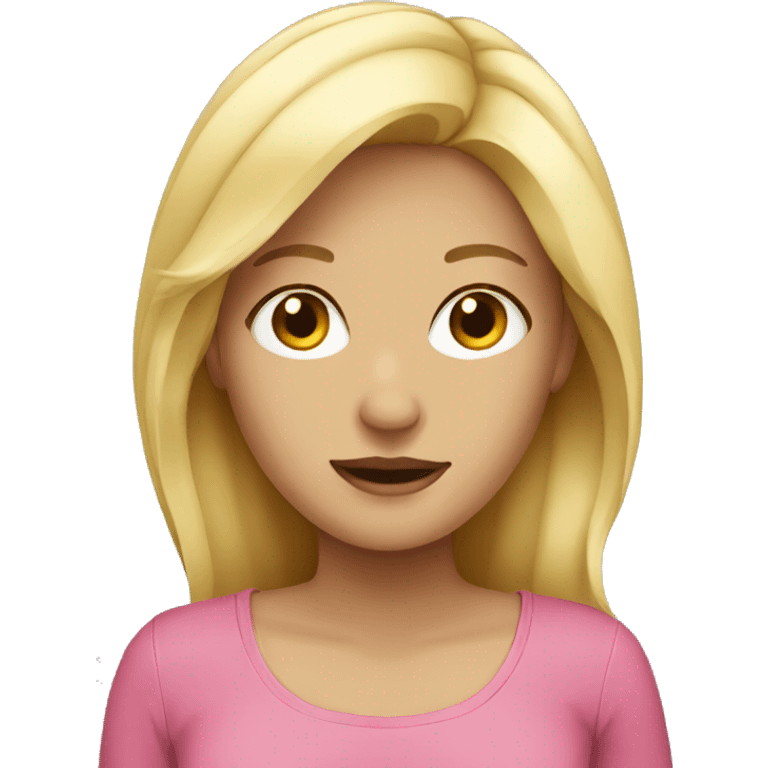 blonde girl emoji