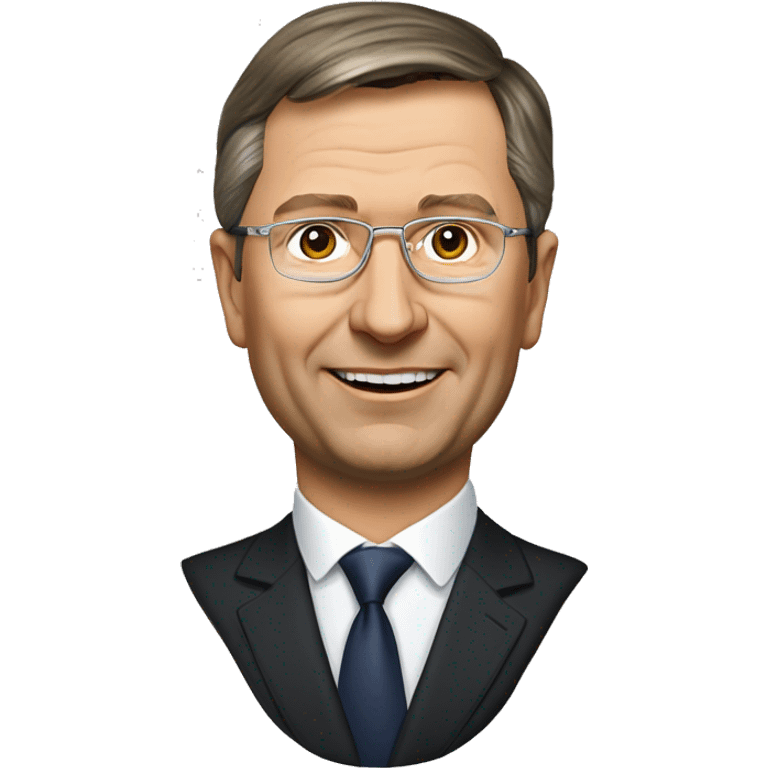 the president of Serbia Aleksandar Vucic emoji