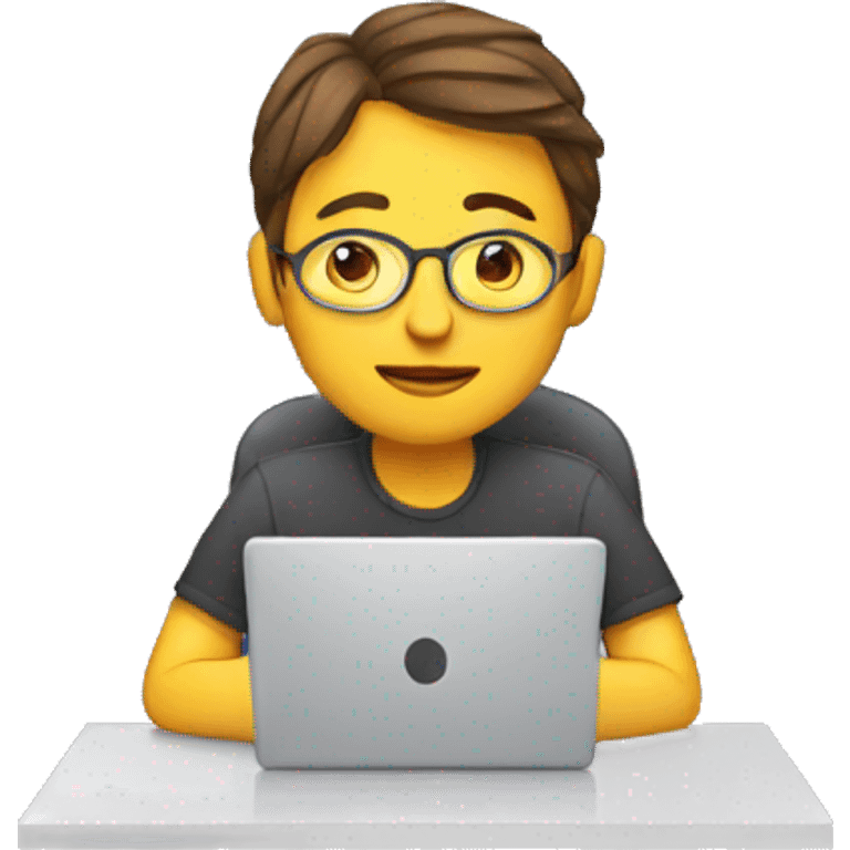  FREELANCE WRITER WITH LAPTOP emoji