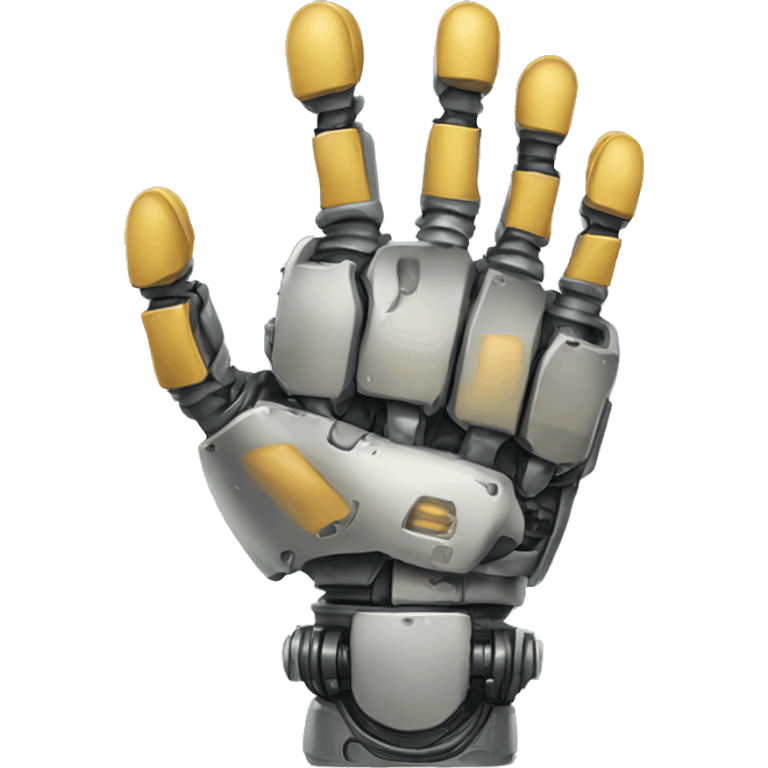 robot hand emoji