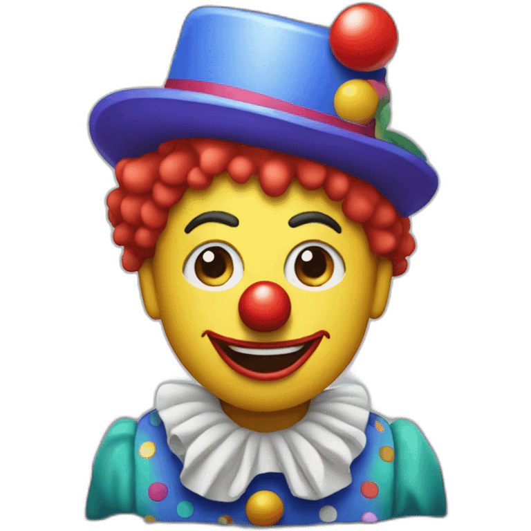 clown holding google pixel emoji