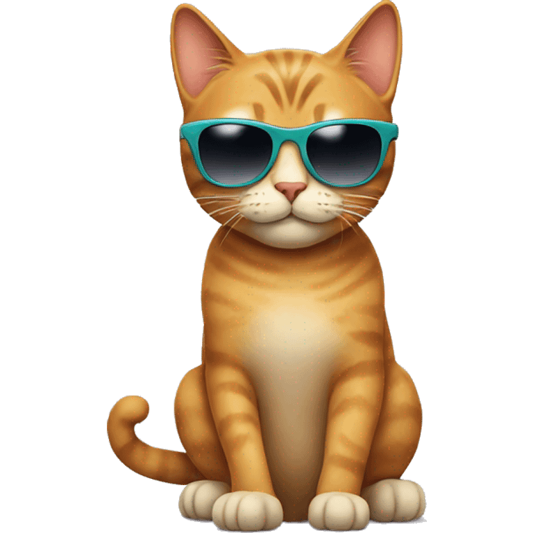 Cat with sunglasse emoji