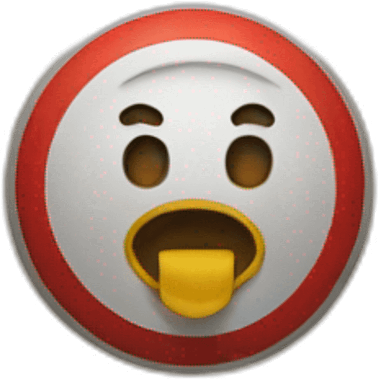 a target emoji