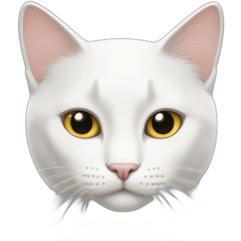 Super white cat emoji