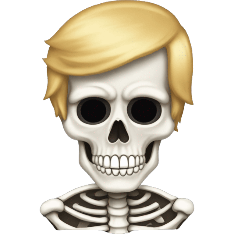 Skeleton Donald Trump  emoji