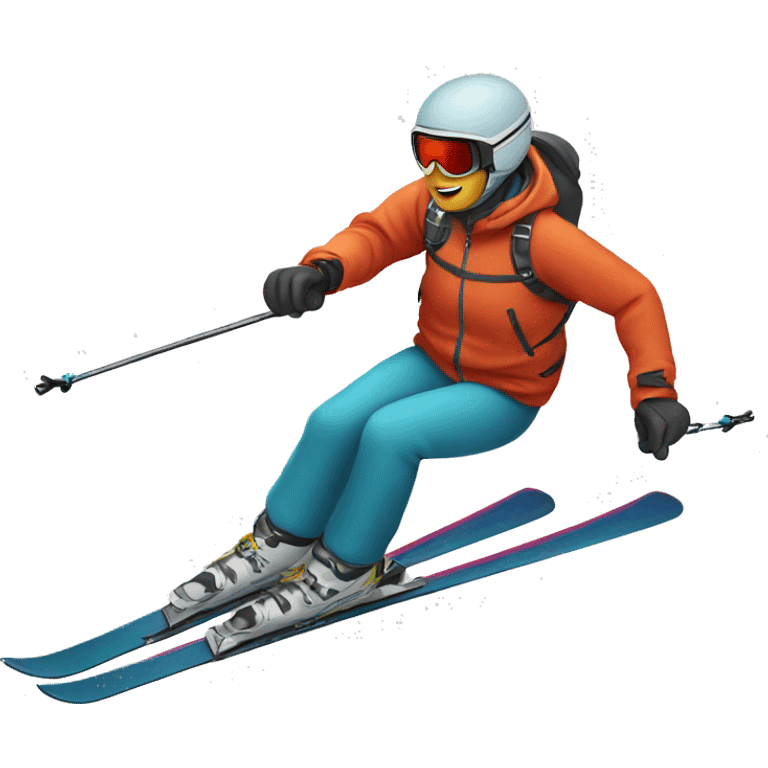 skiing emoji