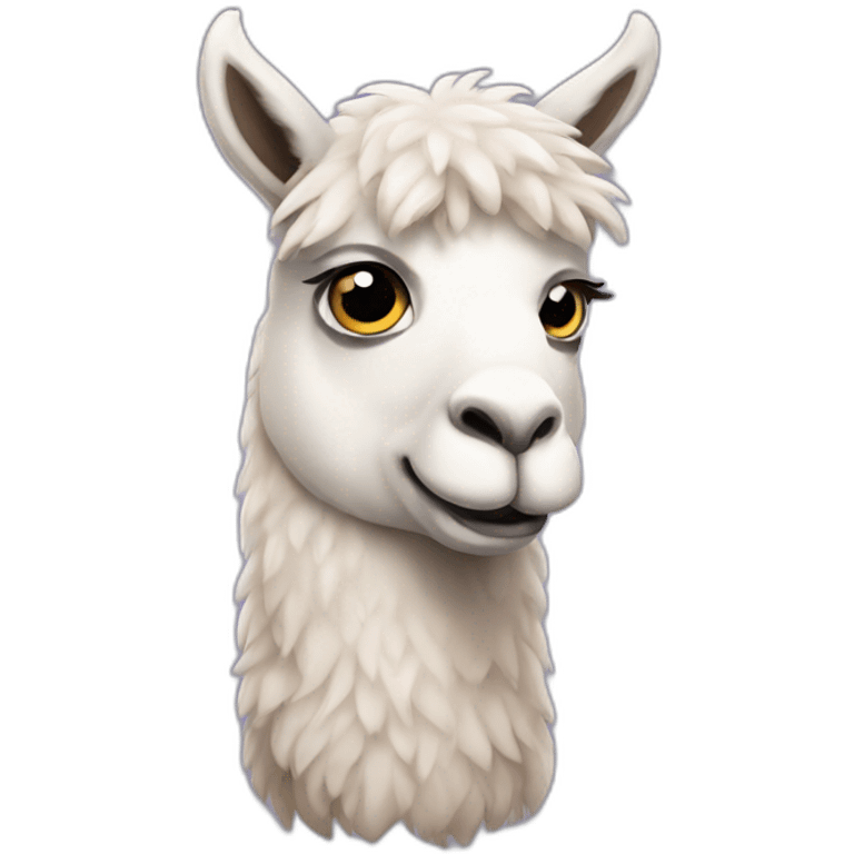 Cute little Llama emoji