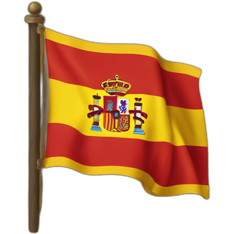 Flag of Spain (1945–1977) emoji