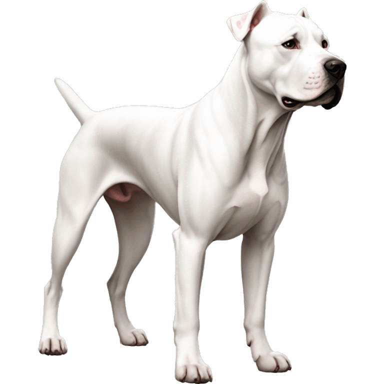 Dogo Argentino Dog Breed Full Body emoji