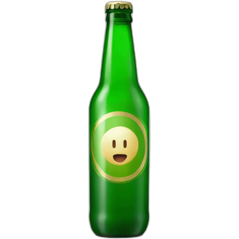 beer bottle green emoji