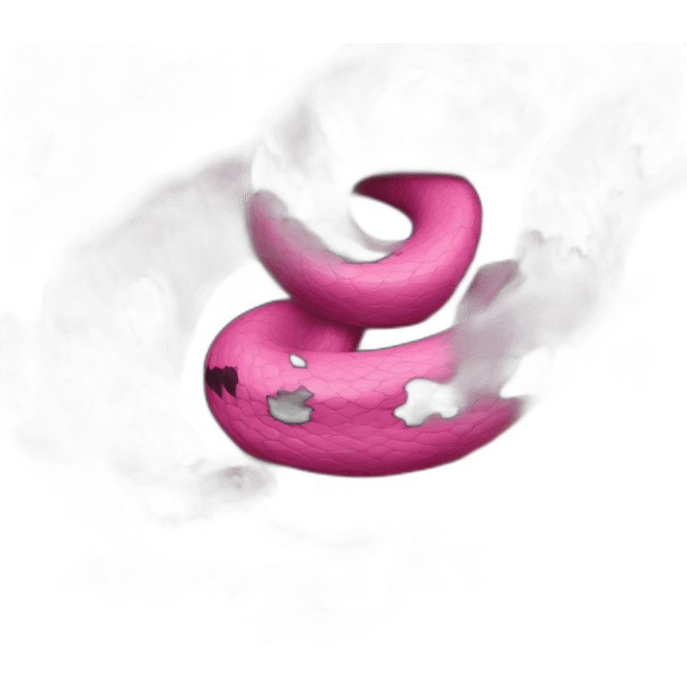 Snake Venom in Black Pink emoji