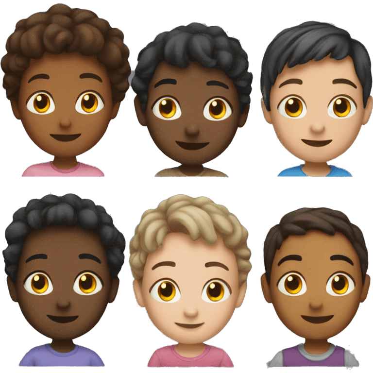 6 children  emoji