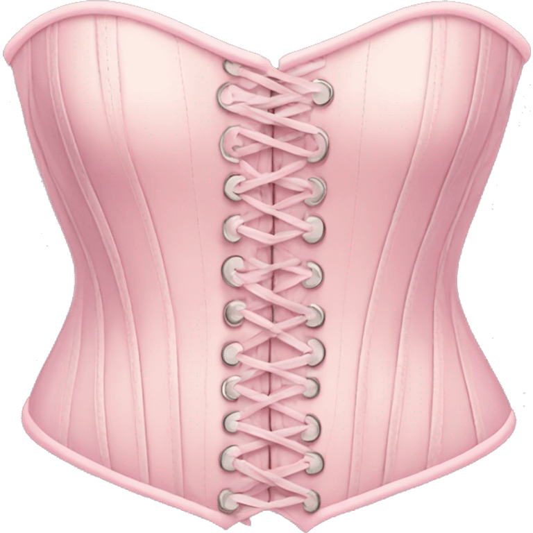 Pastel pink corset  emoji