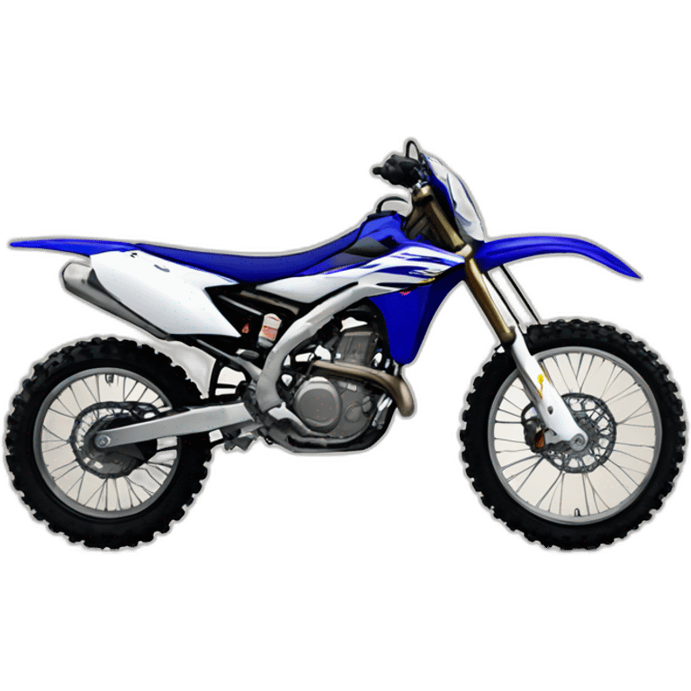 Moto cross yamaha fille emoji