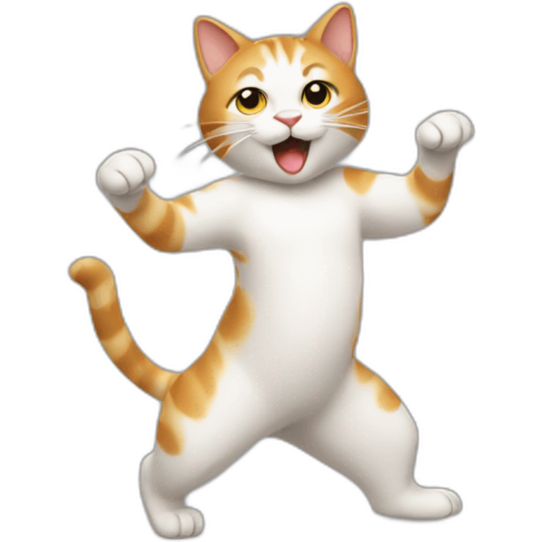 cat dancing emoji