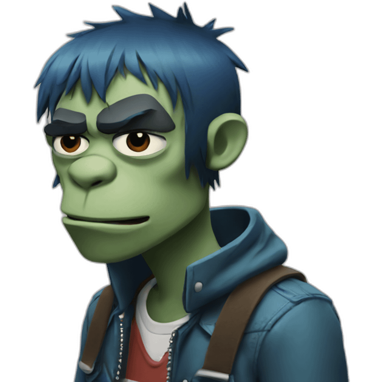 gorillaz character emoji