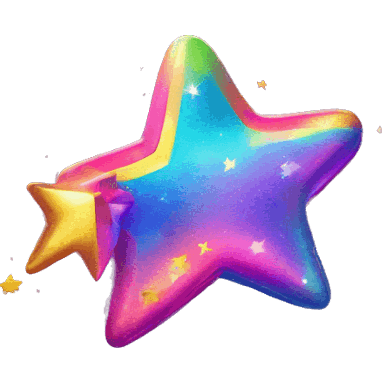 lisa frank shooting star emoji