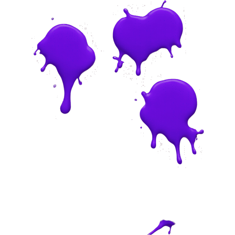 purple paint splash emoji