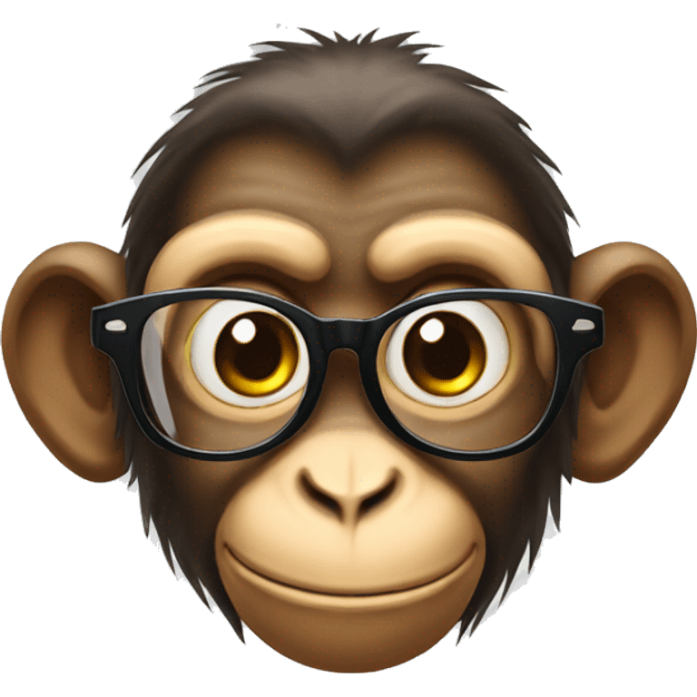 Monkey glasses tumbs ip emoji