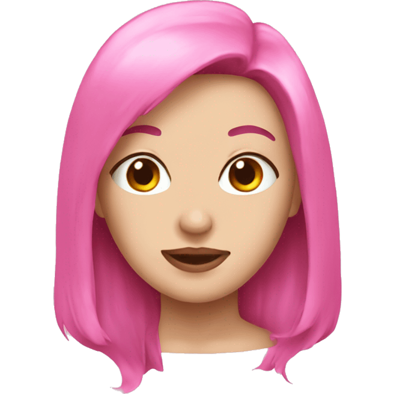 Pink emoji