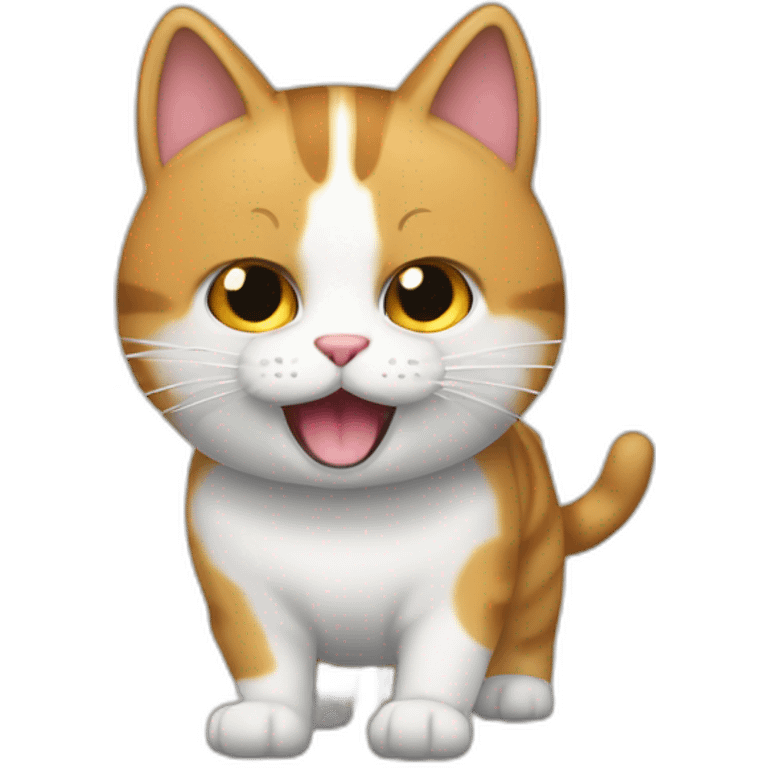 Gato con una metralleta  emoji