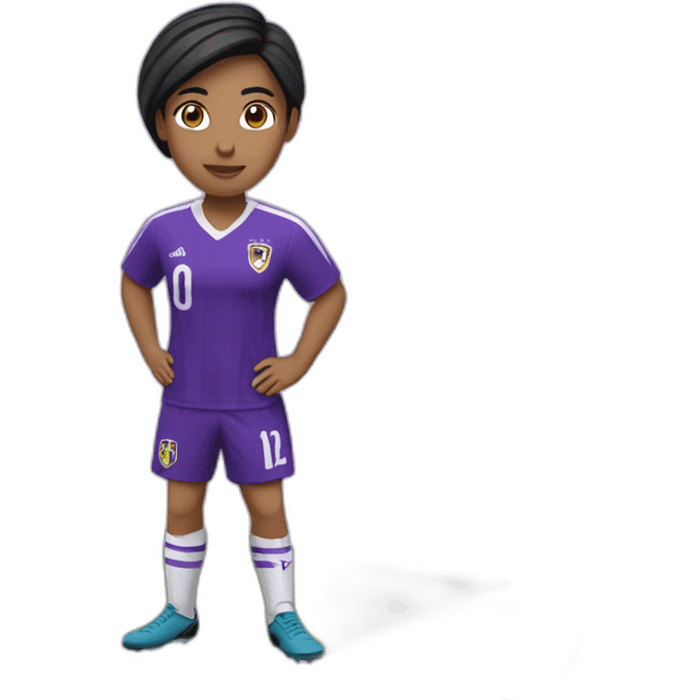 Futbolista violeta  emoji